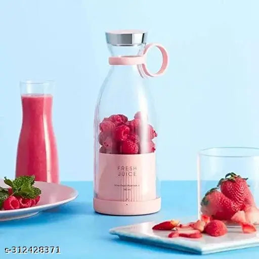 Electric Portable Mini Juicer Bottle | USB Rechargeable Blender for Smoothies