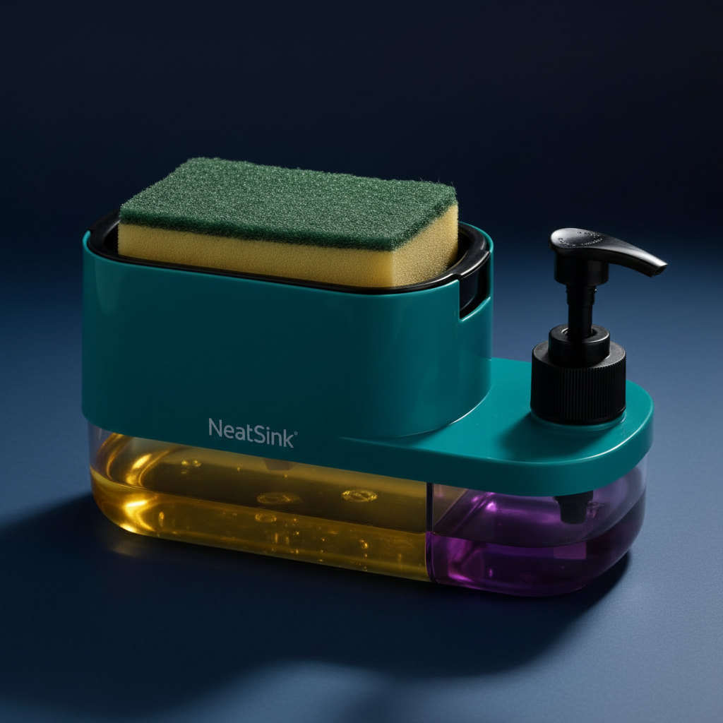 SinkMate Pro 3-in-1 Soap & Sponge Station