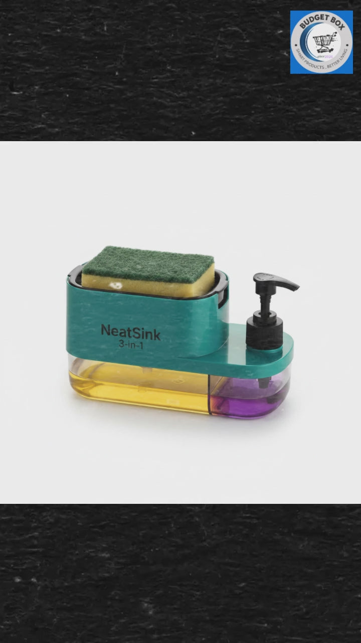 SinkMate Pro 3-in-1 Soap & Sponge Station